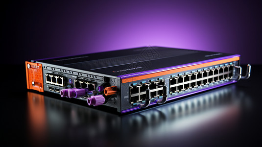 正版免費(fèi)下載 簡(jiǎn)約3D網(wǎng)絡(luò)交換機(jī)產(chǎn)品宣傳圖背景